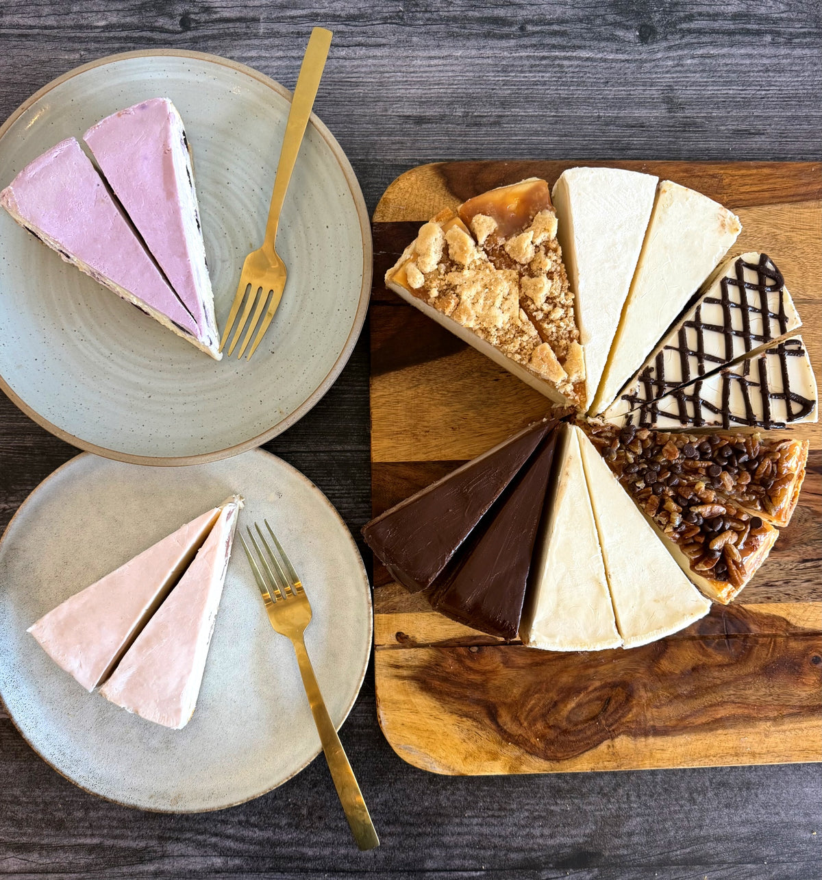Sampler Cheesecake