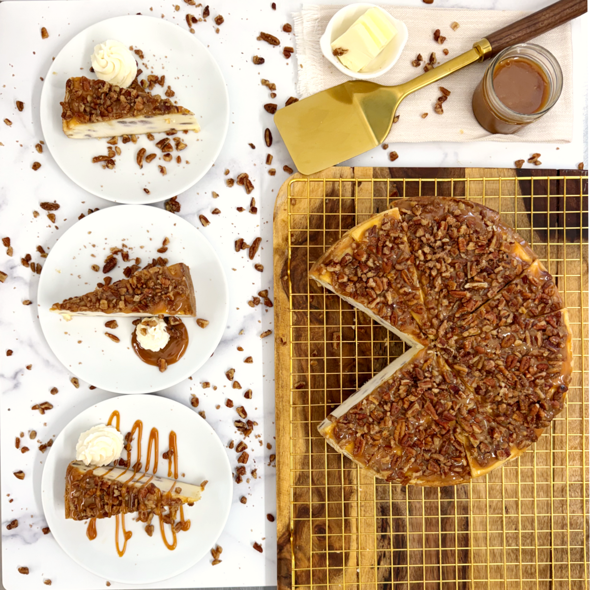 Butter Pecan Cheesecake