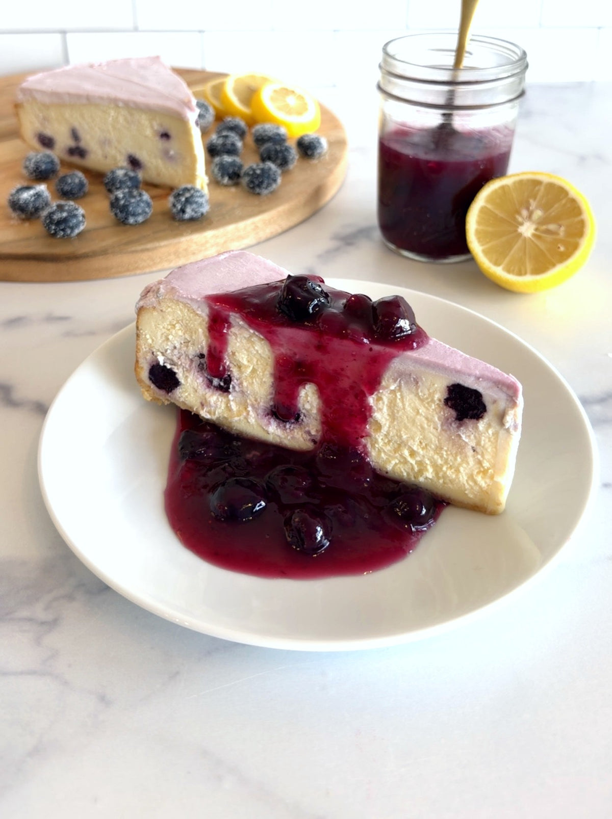 Lemon Blueberry Cheesecake