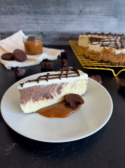 Marble Brownie Swirl Cheesecake