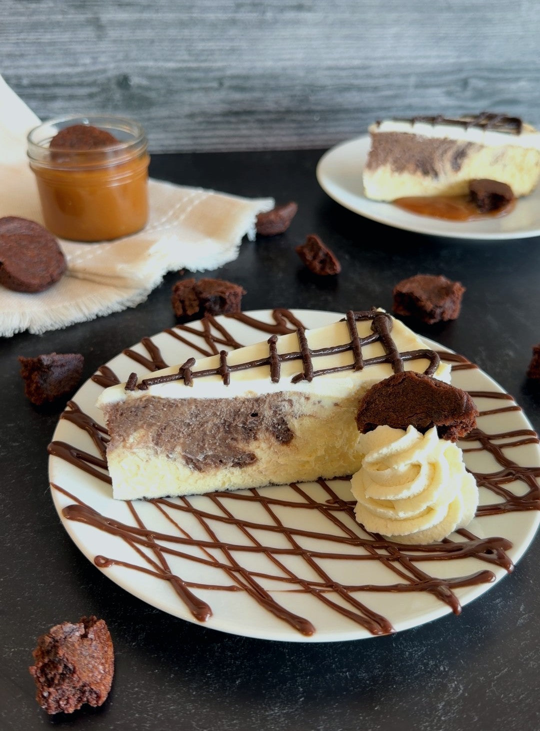 Marble Brownie Swirl Cheesecake