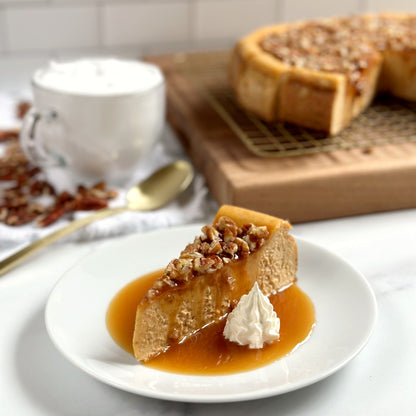 Pumpkin Salted Caramel Cheesecake